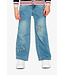 Deux par Deux Deux par Deux Wide Leg Denim Star Patches