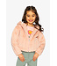 Deux par Deux Deux par Deux Faux Fur Hooded Jacket Rose