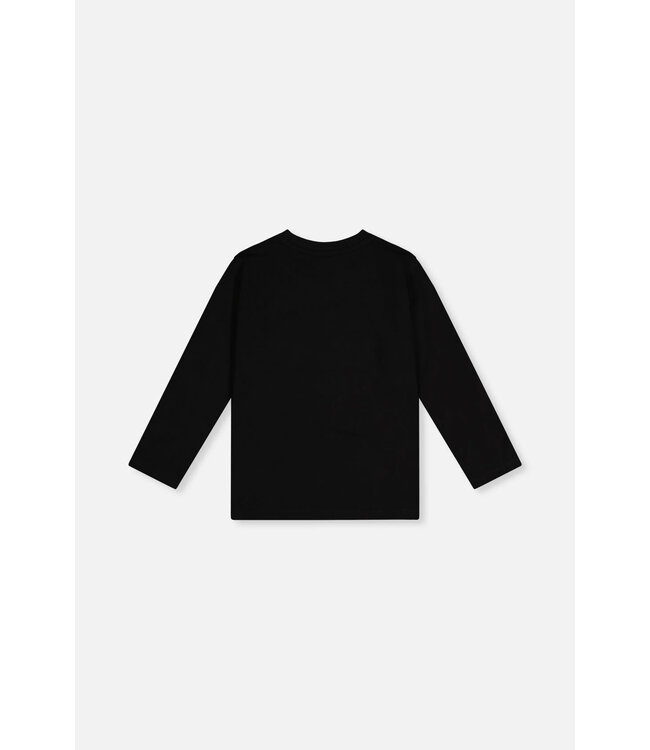 Deux par Deux Deux par Deux Jersey L/S Shirt Bear Anthracite