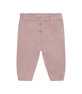 Minymo Minymo Heart Button Sweatpant Dusty Pink