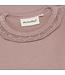 Minymo Long-Sleeve Ribbed Bodysuit Rose