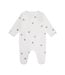 Fixoni Fixoni Footed Sleeper Woodland Print Cream