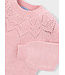 Mayoral Open Knit Sweater Pastel Pink