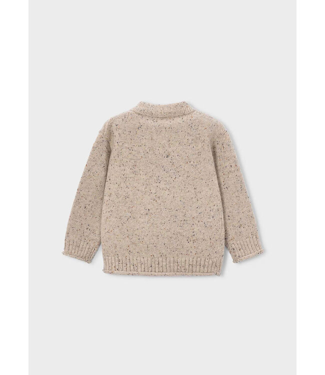 Mayoral Polo Knit Sweater Tweed
