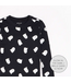 Petit Lem Ghosts Glow in the Dark Print on Black PJ Set