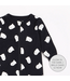 Petit Lem Ghosts Glow in the Dark Print on Black Sleeper