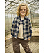 Minymo Plaid Flannel Overshirt Navy