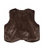 Minymo Minymo Faux Fur Vest Brown