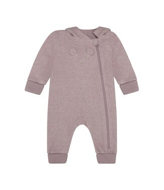 Minymo Fleece Overall Suit Pink Teddy