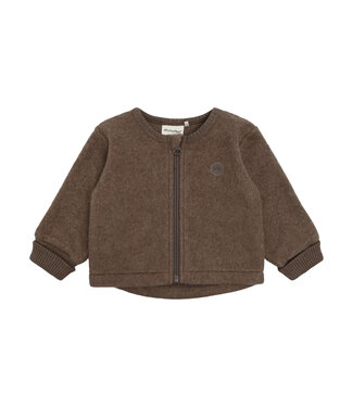 Minymo Minymo Fleece Zip Jacket Brown