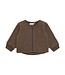 Minymo Minymo Fleece Zip Jacket Brown