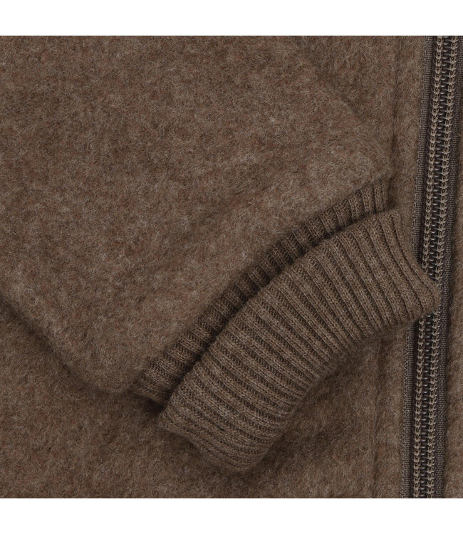 Minymo Minymo Fleece Zip Jacket Brown