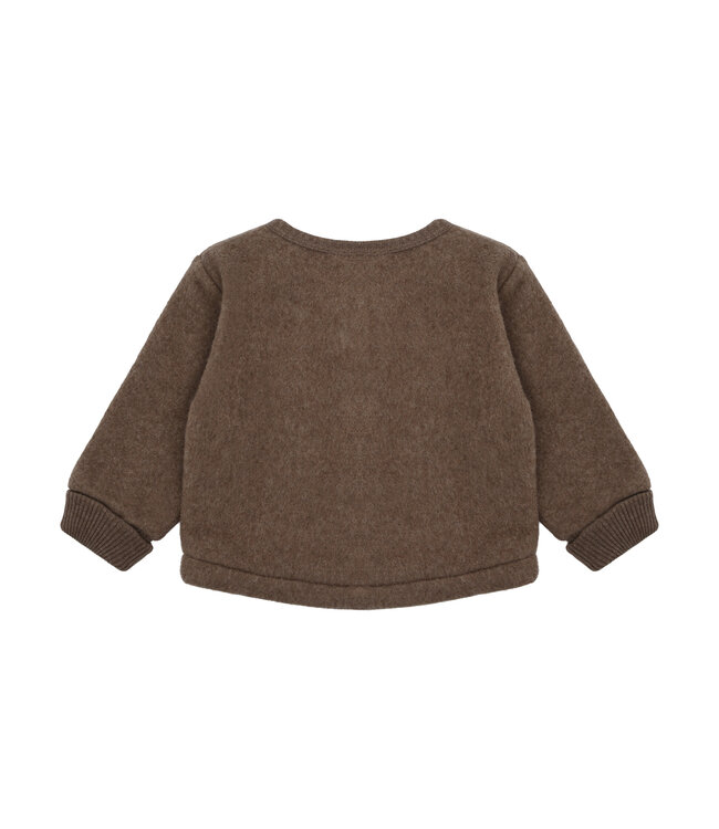 Minymo Minymo Fleece Zip Jacket Brown