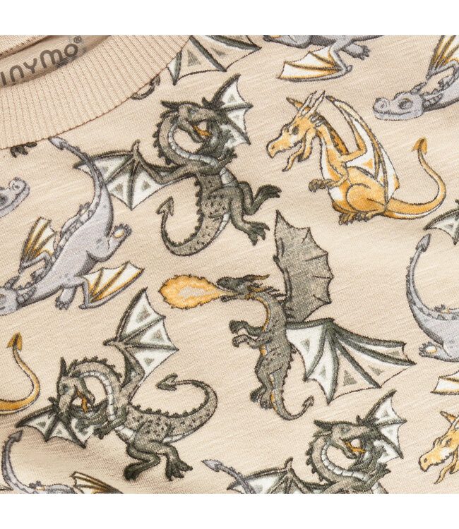 Minymo Minymo T-Shirt Dragon Print