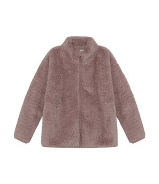 Minymo Minymo Teddy Jacket Mauve Glitter