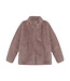 Minymo Minymo Teddy Jacket Mauve Glitter