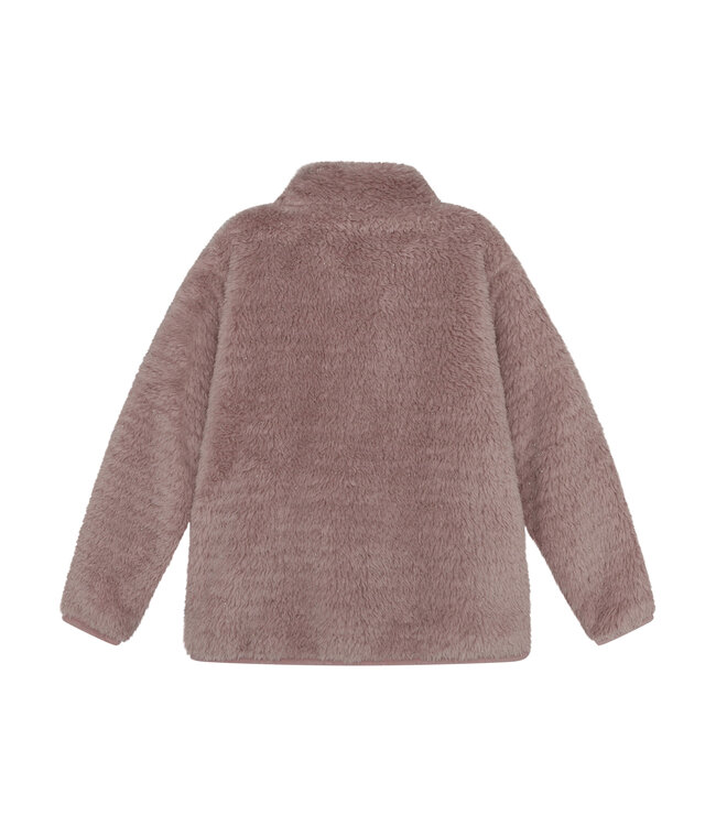 Minymo Minymo Teddy Jacket Mauve Glitter