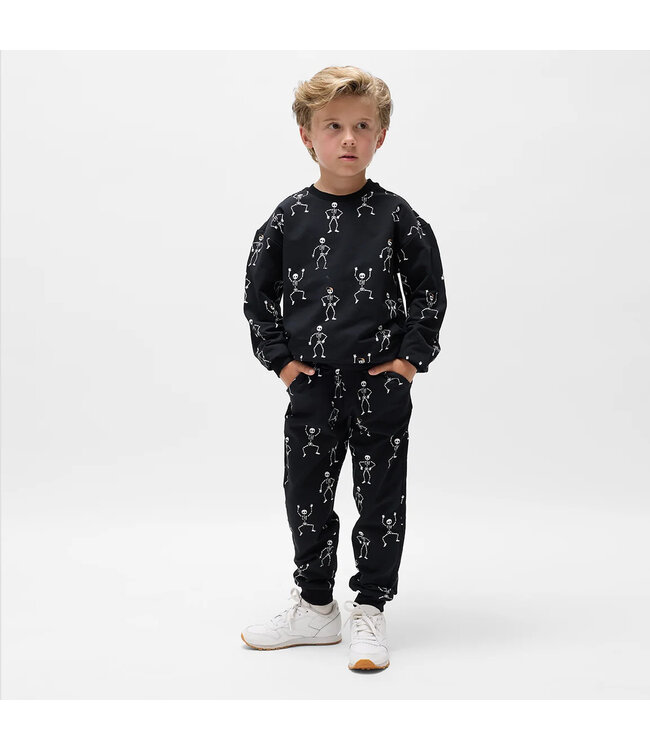 Miles the Label Dancing Glow In The Dark Skeletons Sweatshirt