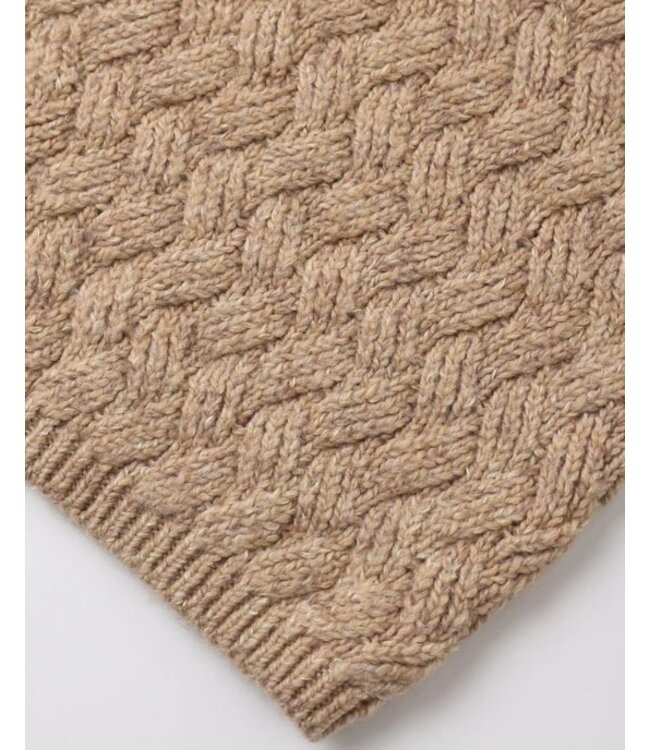 Quincy Mae Quincy Mae  Knit Sweater Heathered Almond