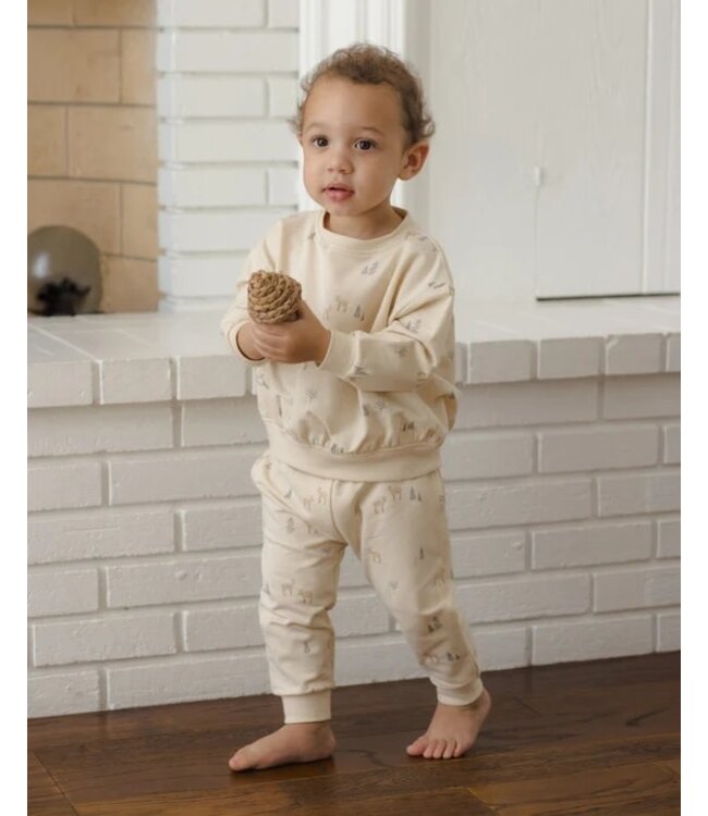 Quincy Mae Quincy Mae Relaxed Sweatshirt Deer