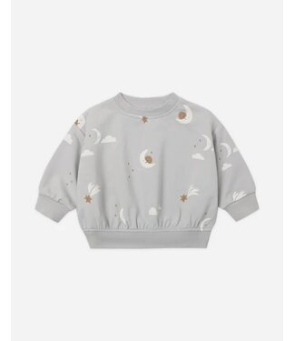 Quincy Mae Relaxed Sweatshirt Sky Friends