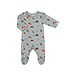 Coccoli Coccoli Modal Zipper Footie Animals on Mercury