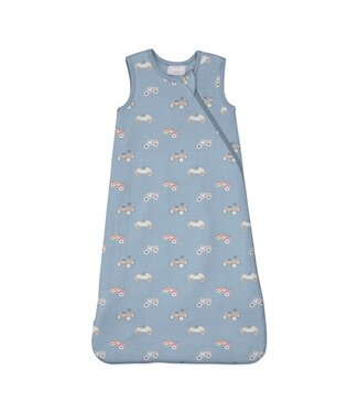 Coccoli Modal 1.5 TOGS Sleepsack Cars on Steel Blue