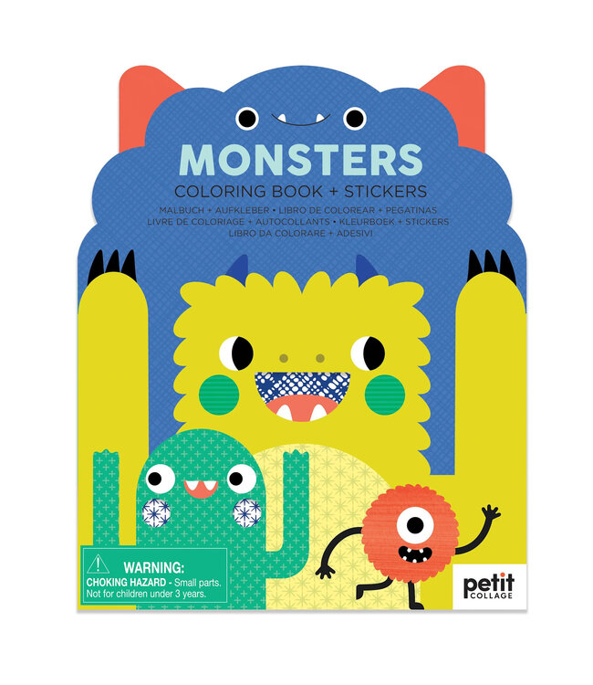 Monsters Colouring Book and Stickers