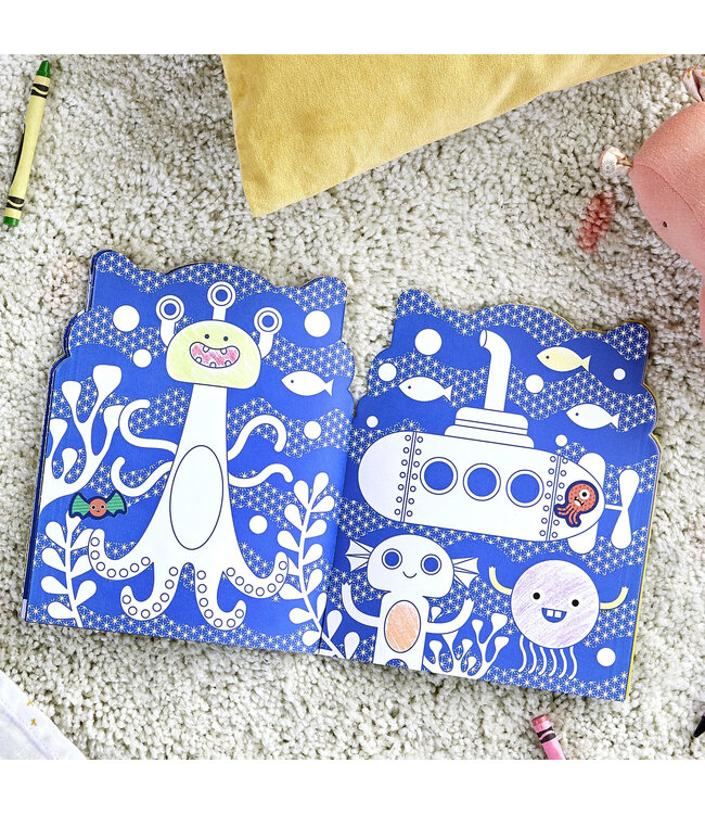 Monsters Colouring Book and Stickers
