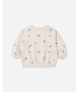 Quincy Mae Quincy Mae Oversized Crew Sweatshirt Space