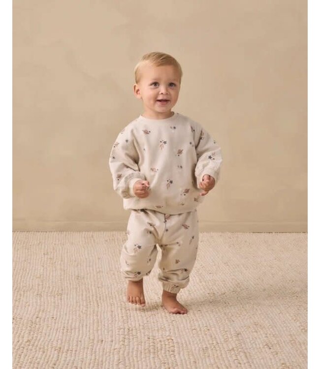 Quincy Mae Quincy Mae Oversized Sweatpants Space
