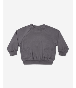 Quincy Mae Quincy Mae Pocket Sweatshirt Midnight