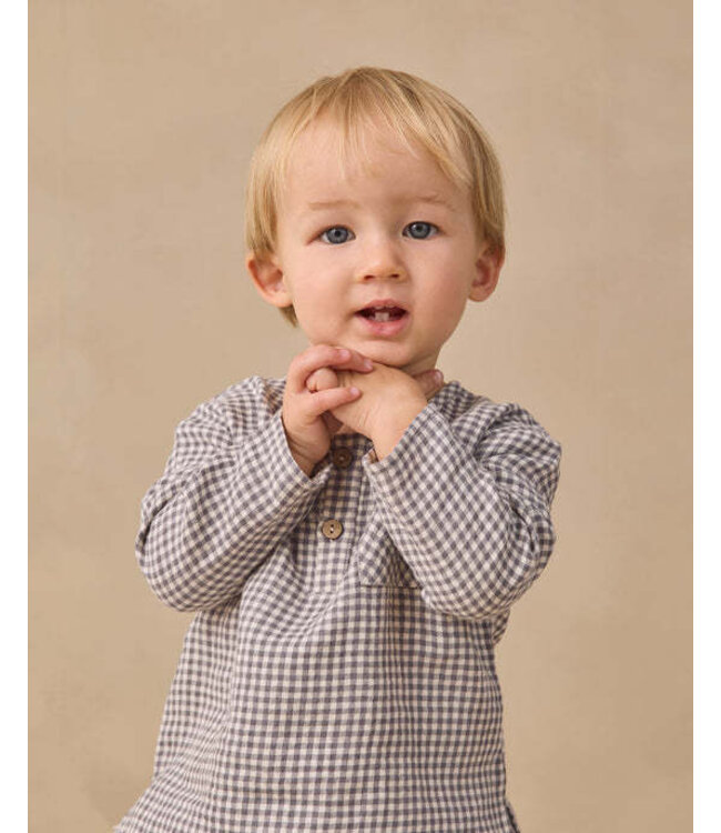 Quincy Mae Quincy Mae Rory Shirt Midnight Gingham