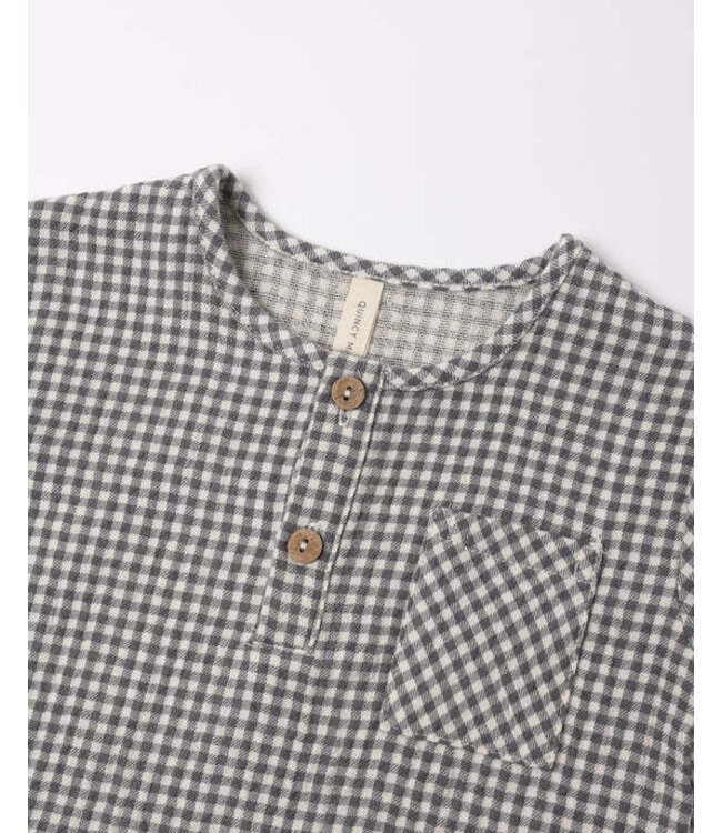 Quincy Mae Quincy Mae Rory Shirt Midnight Gingham