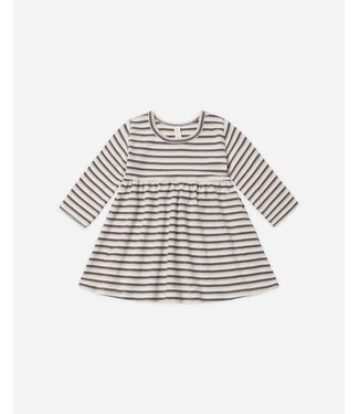 Quincy Mae Quincy Mae Long Sleeve Baby Dress Vintage Stripe