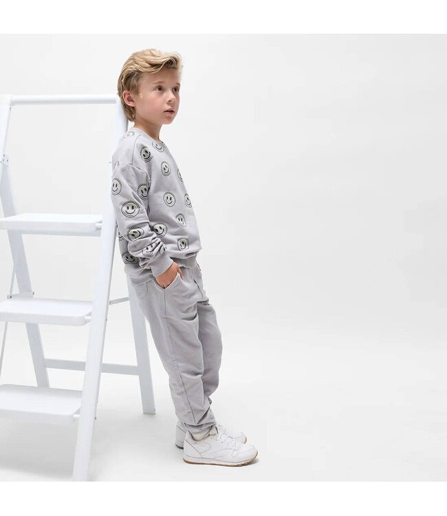 Miles the Label Miles the Label Fleece Jogger Smoke Grey