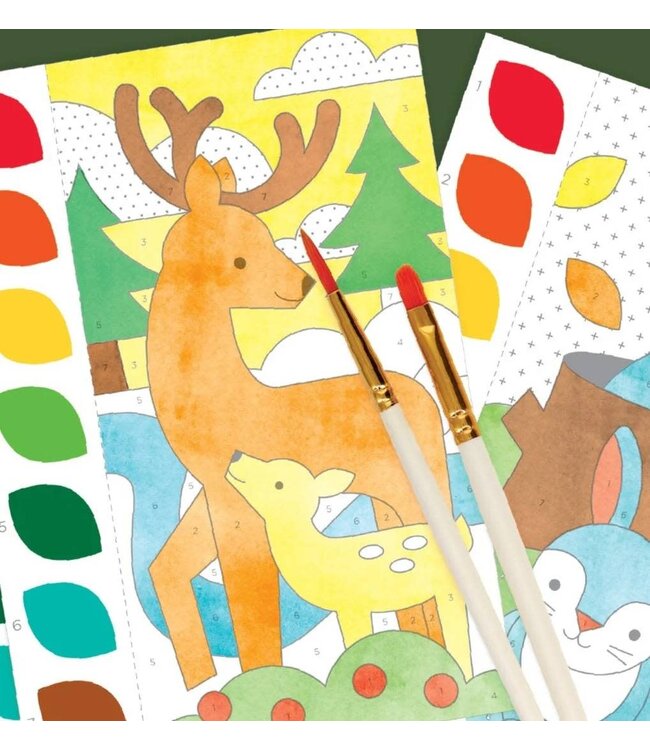 Petit Collage Petit Collage Paint by Numbers Woodland
