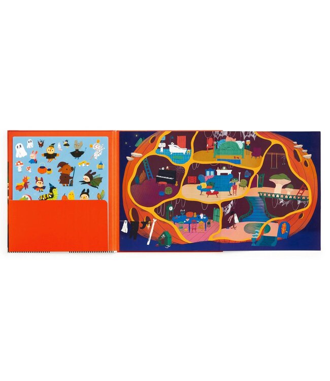 mudpuppy Mudpuppy Pumpkin Village Sticker Play