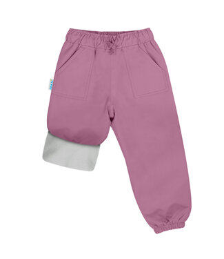 Jan & Jul Cozy-Dry Fleece Lined Rain Pants Dark Plum