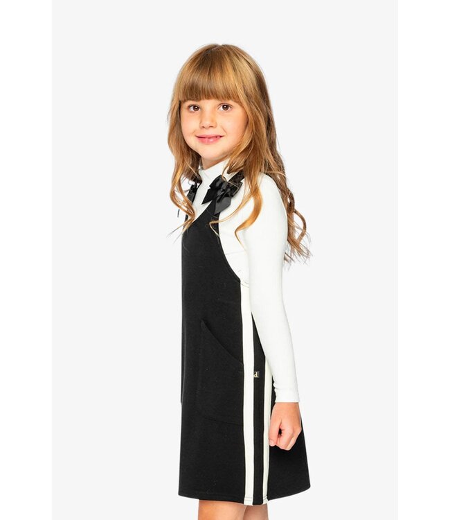 Deux par Deux Deux par Deux Brushed Rib Mock Neck Top Off-White