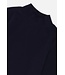 Deux par Deux Deux par Deux Brushed Rib Mock Neck Top Navy