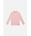 Deux par Deux Deux par Deux Brushed Rib Mock Neck Top Pale Dusty Pink