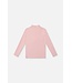 Deux par Deux Deux par Deux Brushed Rib Mock Neck Top Pale Dusty Pink