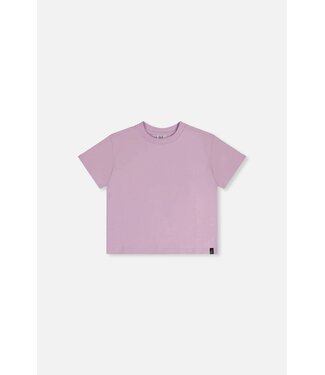 Deux par Deux Heavy Jersey Wide Short Sleeve T-Shirt Lavender