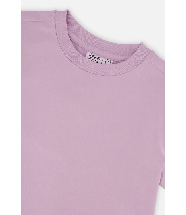 Deux par Deux Deux par Deux Heavy Jersey Wide Short Sleeve T-Shirt Lavender