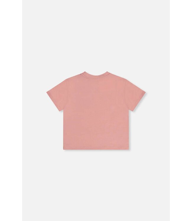 Deux par Deux Deux par Deux Heavy Jersey Wide Short Sleeve T-Shirt Pink