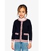 Deux par Deux Deux par Deux Knitted Cardigan Royal Blue/Pink