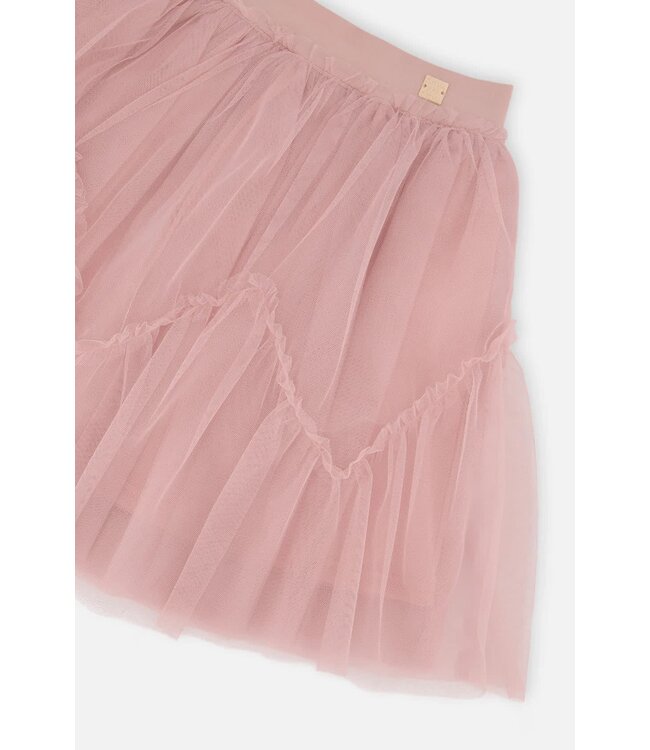 Deux par Deux Deux par Deux Mesh Skirt Pale Dusty Pink