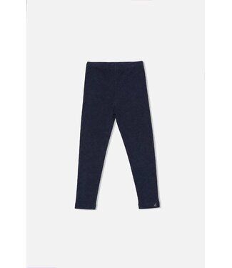 Deux par Deux Rib Leggings Navy