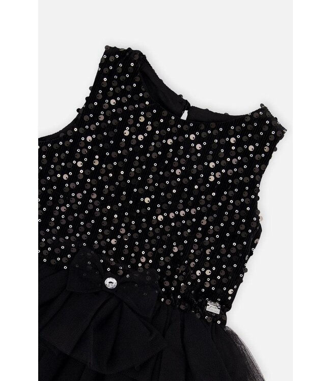 Deux par Deux Deux par Deux Sleeveless Tulle Dress Black